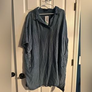 Velvet Heart Denim Dress